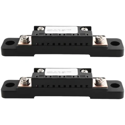 Image of OTOTEC 2Pcs 75mV FL 2C 30A Shunt 0.5% Measuring Resistor Current Measurement Ampere Panel Meter Tester for Digital Ammeter