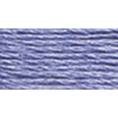 Image of DMC 117 340 Mouline Stranded Cotton Six Strand Embroidery Floss Thread, Medium Blue Violet, 8.7 Yard
