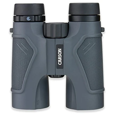 Image of Carson TD 842 8x42 3D Series HD Binoculars, Grey