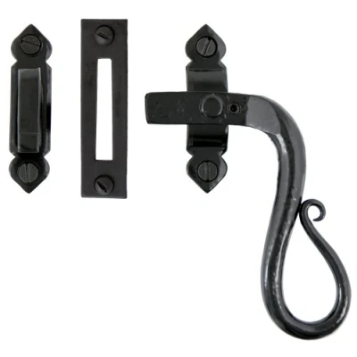 Image of From The Anvil Black Locking Shepherd&#039;s Crook Fastener RH