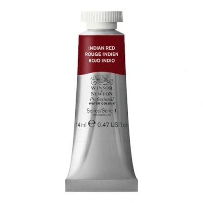 Image of Winsor &amp; Newton 14 ml Tube Professional Water Colour Paint, Indian Red