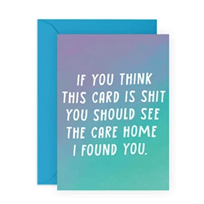 Image of Central 23 Dad Birthday Cards Rude for Men Funny Mum 60th Gifts or Women Retirement Card Anniversary Wife Comes with Stickers