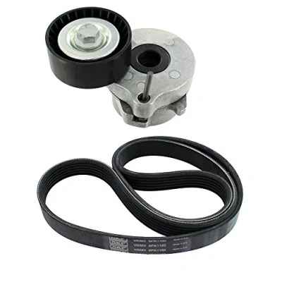 Image of 55574238 V ribbed belt set SKF VKMA 35028 VAUXHALL: Corsa Mk3, Astravan Mk5, Meriva Mk2, FIAT: Grande Punto Hatchback, Evo Hatchback