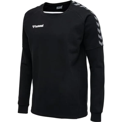 Image of hummel Men&#039;s Hmlauthentic Training Sweat Sweatshirt Black/White