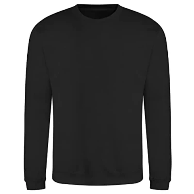 Image of AWDis Men&#039;s Sweat Sweatshirt, Black (Jet Black), Large