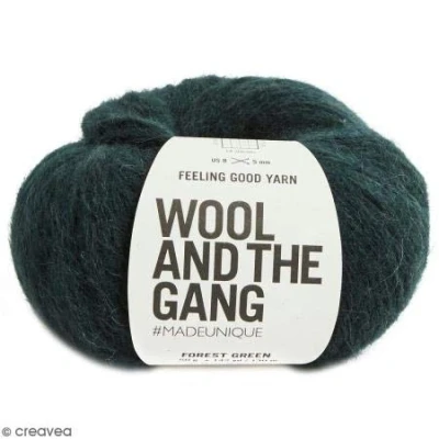 Image of Wool and the Gang Feeling Good Yarn 37 Forest Green