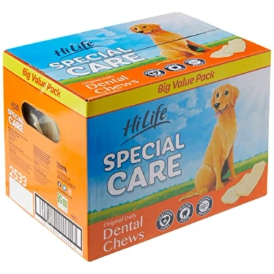 Image of HiLife Special Care Daily Dental Dog Chews Original, 1kg Bulk Box