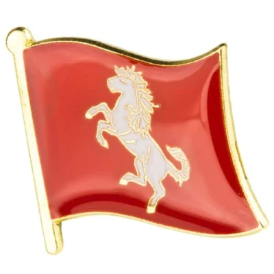 Image of Kent Regional English County Metal Crest Flag Enamel Pin Badge Lapel