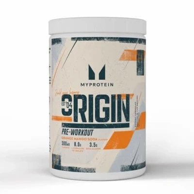 Image of Myprotein Alpha Pre Workout Powder with Beta Alanine and Caffeine Orange Mango 600g