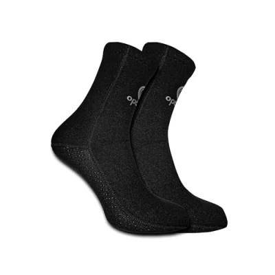 Image of Optimum Neoprene Wetsuit Socks Ultimate Comfort for Water Sports &amp; Diving. Keep Your Feet Warm Protected with 3mm Anti Slip Thermal Swimming Suitable Women Men Kids. SMALL