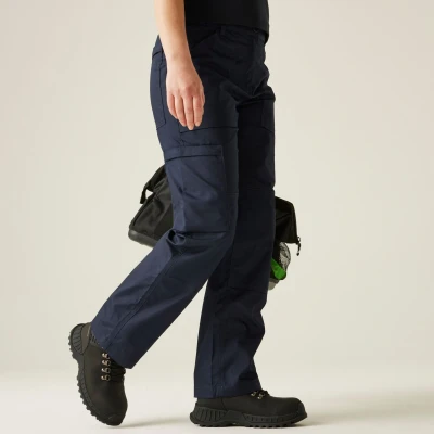 Image of Regatta Professional Women&#039;s Water Repellent Action Trousers Navy, Size: 22 L