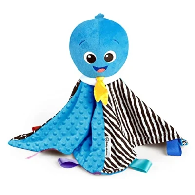 Image of Baby Einstein Opus’S Look Sea Listen Soothing Musical Plush Octopus Toy, Ages Newborn + Black