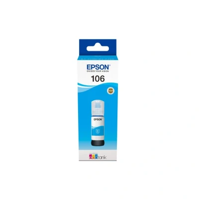 Image of Epson EcoTank 106 Cyan Genuine Ink Bottle