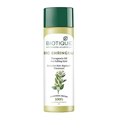Image of Biotique Bio Mountain Ebony Fresh Growth stimulating Vitalizing Serum For Falling Hair Intensive Treatment 120 ML/4.06Fl.Oz. I