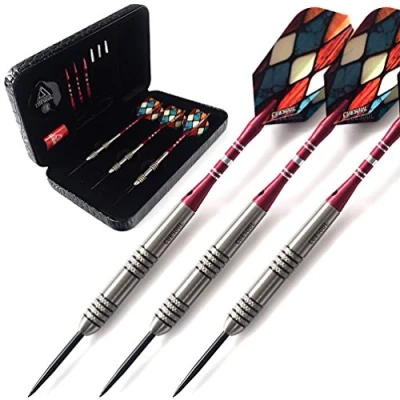 Image of CUESOUL 24 Grams Tungsten Steel Tip Darts Set 90% with Luxury Case