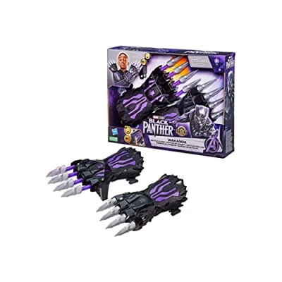 Image of Marvel Studios&#039; Black Panther Legacy Collection Wakanda Battle FX Claws, Light Up Role Play Toy For Kids 5 And
