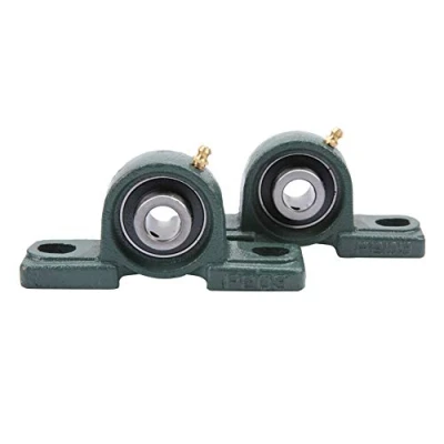 Image of 2Pcs UCP202 Pillow Block Bearing Solid Cast Iron Base Ball Mount Self Alignment Housing OD 40mm ID 15mm