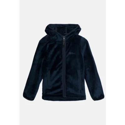 Image of Jack Wolfskin Nepali Unisex Fleece jacket for kids, Size: 3 4y, Night blue