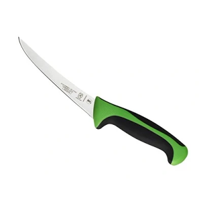 Image of Mercer Culinary M23820GR Millennia Curved Boning Knife, Green, 6 Inch