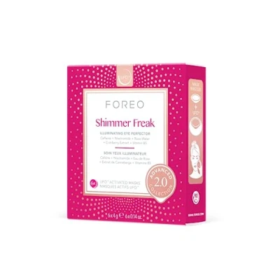 Image of Shimmer Freak Advanced Collection 2.0 UFO Activated Facial, Eye Contour Illuminating, Beauty &amp; Personal Care, Rose Water, Niacinamide, All Skin Types, Wrinkles, Puffiness, 6 Pieces in Pack