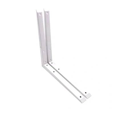 Image of Strong Shelf Bracket Mitre Reinforced Pattern 250 x 250mm White Pack of 2 EAI Brand