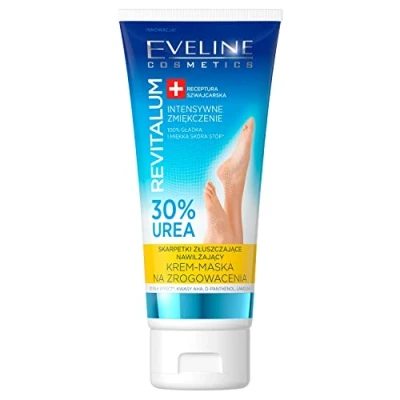 Image of Eveline Revitalum 30% Urea Cream mask Against Calluses Exfoliating Socks 75ml