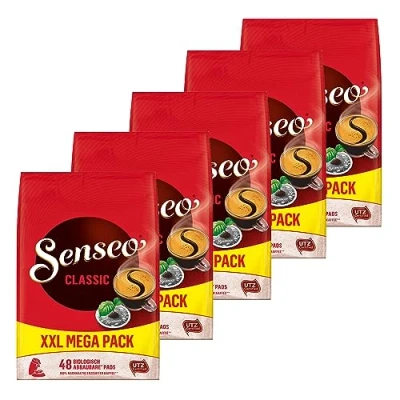 Image of BurxoeKaffeepads Regular/Klassisch, neues Design, 5er Pack, 5 x 48 Pads