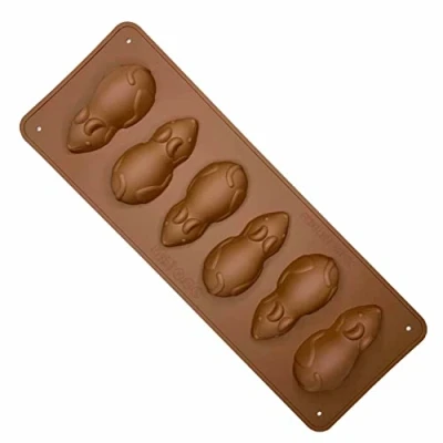 Image of Selecto Bake Mice Chocolate Moulds Silicone Mouse Candy Mould Non Stick Reusable DIY Baking Molds for Jelly, Crayons, Gelatine, Cake Decoration, Soap, Resin