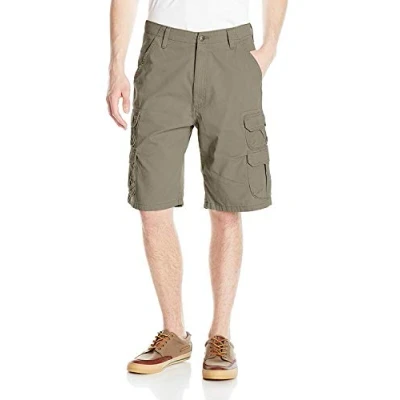 Image of Wrangler Men&#039;s Big Tall Authentics Premium Cargo Short, Bullfrog, 48