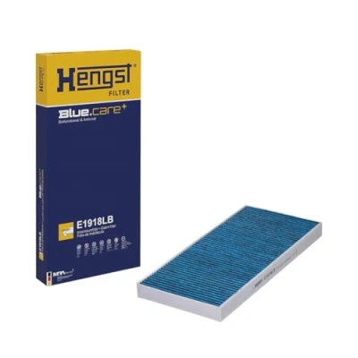 Image of 1698300218, A1698300218 Pollen FILTER HENGST E1918LB with antibacterial action 394mm 185mm 33mm MERCEDES BENZ: A Class, B Class