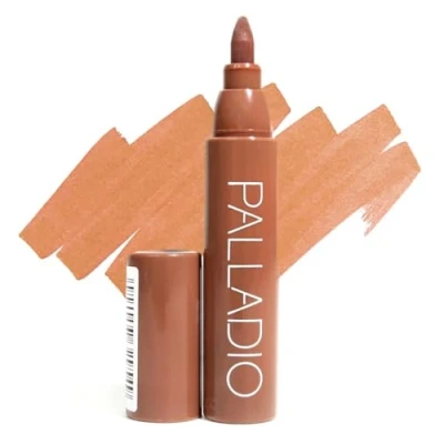 Image of Palladio Lip Stain, Hydrating and Waterproof Formula, Matte Color Look, Longlasting All Day Wear Color, Smudge Proof Natural Finish, Precise Chisel Tip Marker, Nude