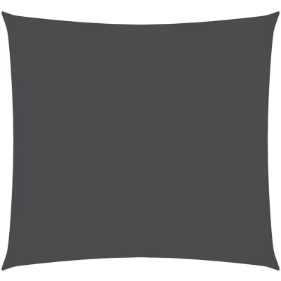 Image of vidaXL Sunshade Sail Oxford Fabric Square 2.5x2.5 m Anthracite