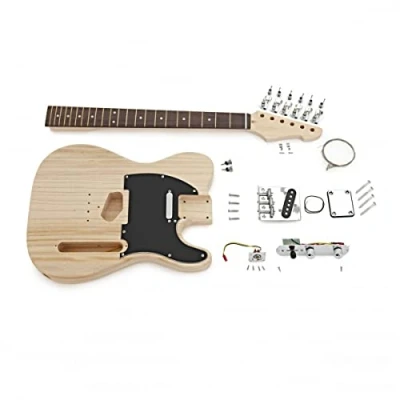 Image of All In One Electric Guitar DIY Kit with Telecaster Style Body