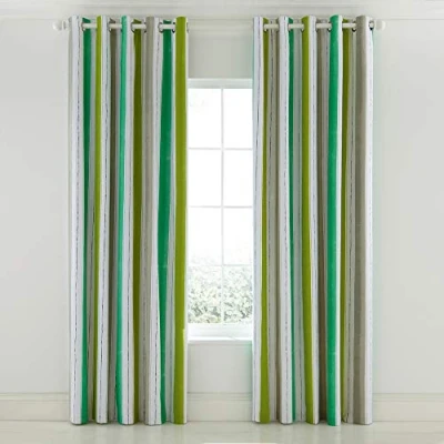 Image of Helena Springfield London Amalfi Curtains, Cotton Half Panama, Tropical, 66x90