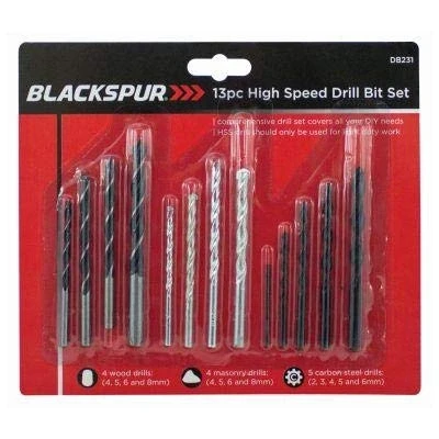 Image of Blackspur 13Pc Combination Drill Bit Set