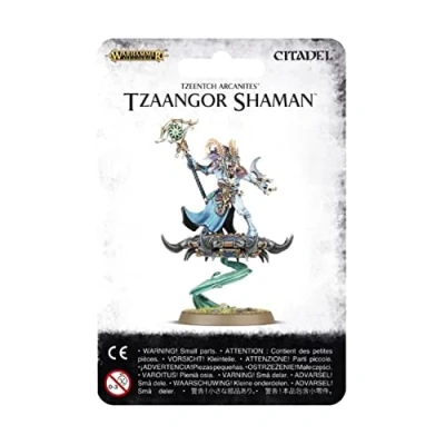 Image of Games Workshop 99070201021 &quot;Tzaangor Shaman Action Figure, Black
