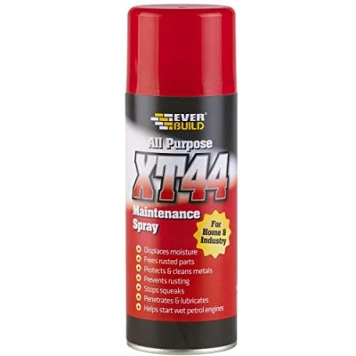 Image of Everbuild XT44 All Purpose Maintenance Spray Cleaner And Lubricant Fast Acting Water Displacing 400ml
