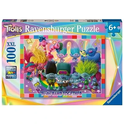 Image of Ravensburger Trolls 3 Movie Band Together 100 Piece Jigsaw Puzzle for Kids Age 6 Years Up