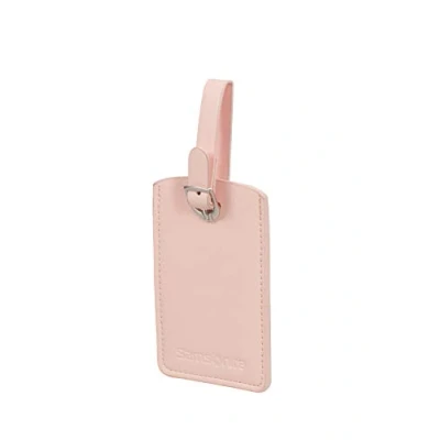 Image of Samsonite Global Travel Accessories Rectangle Luggage Tag, 10.2 cm, Pink (Pale Rose Pink)