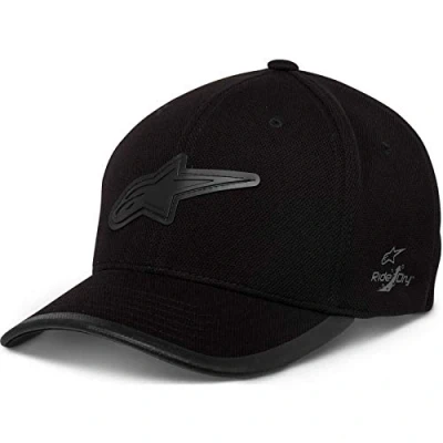 Image of Alpinestars Men&#039;s Flexfit Cap Ageless WP Tech Black