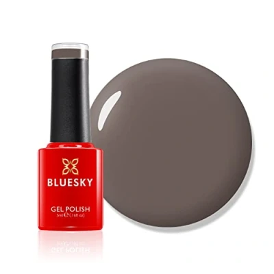 Image of Bluesky Gel Nail Polish, Forest Green, Mini, 80574, Pine, Dark, Long Lasting, Chip Resistant, 5 ml Requires Drying Under UV LED Lamp