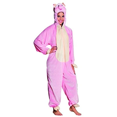 Image of Boland 10117468 BOL88162 Pig Plush Jumpsuit 1,65m, Standard, Rose, max 1,65 m