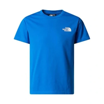 Image of The North Face TEEN Simple DOME TEE Unisex Basic Tshirt for kids, Size: 7/8y, Hero blue