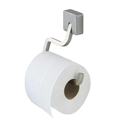 Image of Tiger Impuls Toilet Roll Holder, Zamac, Stainless Steel Brushed, 20 x 1.8 cm