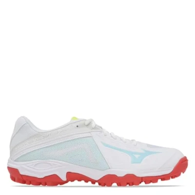 Image of Mizuno Wave Lynx Mens Hockey Trainers Shoes White/Clearwate 10.5(45.5)