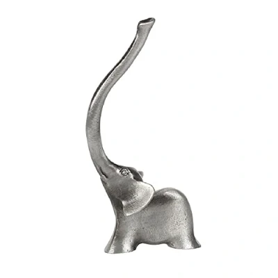 Image of Something Different Jewellery holder Metal Elephant Ring Silver coloured