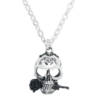 Image of Alchemy Gothic The Alchemist Unisex Necklace Silver Coloured, Pewter,