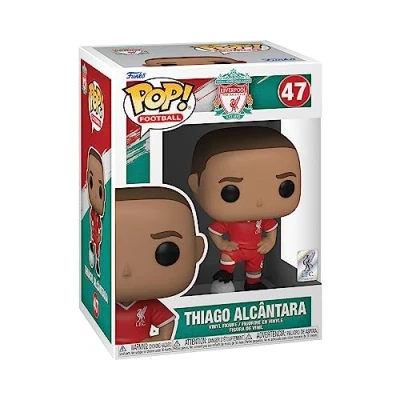 Image of Funko POP! Football: Liverpool Thiago Alcantara Alcântara FC Collectable Vinyl Figure Gift Idea Official Merchandise Toys for Kids &amp; Adults Sports Fans