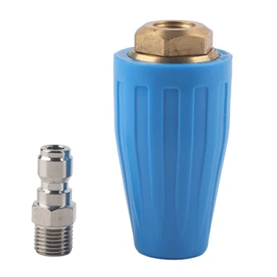 Image of TOPINCN Pressure Washer Turbo Rotary Nozzle 4.0Gpm High Speed Rotating 1/4&quot; Quick Connect Plug 3600Psi/250 Bars Cleaning Accessory 2.5 Gmp