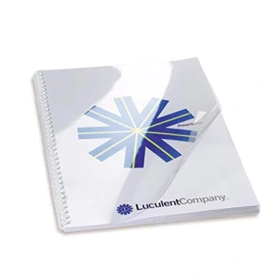Image of GBC CF121880 HiClear Binding Covers, 180 micron, Clear, Pack of 100,Transparent,A3
